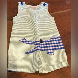 Lil Cactus Alligator Shortall 12-18m